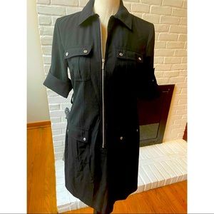 GORGEOUS MICHAEL KORS DRESS | Long zipper Front | Logo buttons